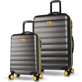 Zoozie Bags Juego de Maletas de 2 Piezas Antracita